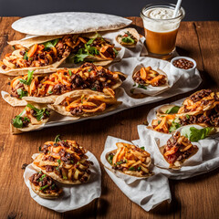 Food photography ideas with new style 