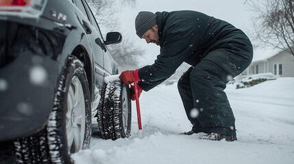 Profesjonalna wymiana opon zimowych na letnie przez technika, gwarantująca bezpieczną jazdę. Dzięki odpowiednim oponom dostosowanym do pory roku.