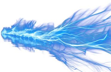 PNG  Dynamic blue light energy waves