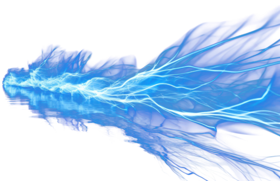 PNG  Dynamic blue light energy waves