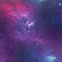 Cinematic galaxy vibrant wallpaper background