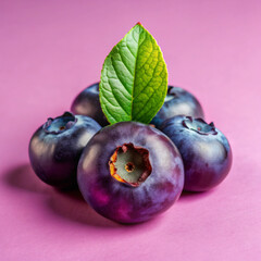 Obraz premium blueberries with leavesfruit, food, isolated, plum, ripe, white, berry, healthy, fresh, sweet, leaf, blueberry, dessert, organic, closeup, red, green, diet, vegetarian, black, blue, freshness, juicy, 