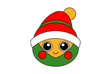 christmas elf with a hat