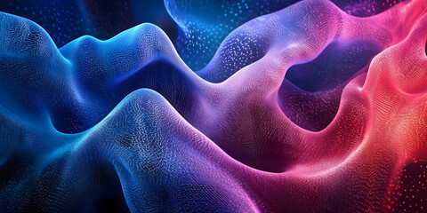 abstract shapes, ai generated.	