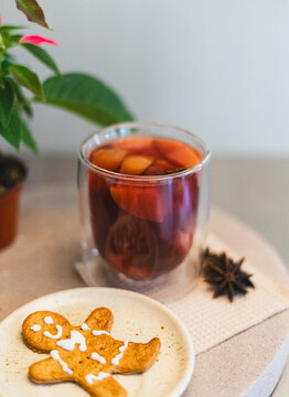 cup of tea and cookies