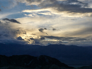 Sunset Over Zabriskie Point