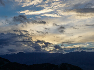 Sunset Over Zabriskie Point