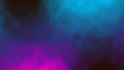 colorful smoke on dark background	