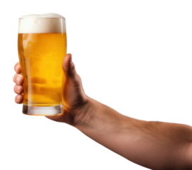 PNG Beer holding drink lager.