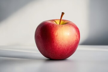 Red apple on a table