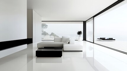 Serene Minimalism: Stylish Uncluttered Interiors Embracing Clean Lines and Simplicity