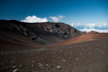 Haleakala National Park Crater with Clouds