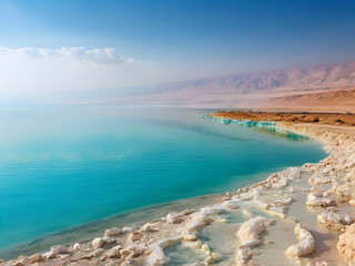 View on Dead Sea in Israel