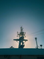 Antenas e radares de Navio de cruzeiro