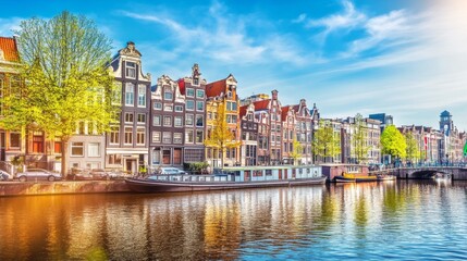 Scenic Canals of Amsterdam