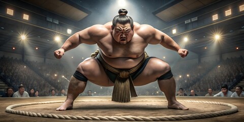 a japanese sumo fighter