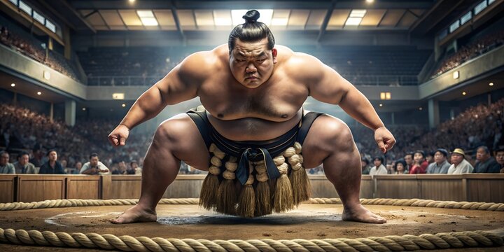 a japanese sumo fighter