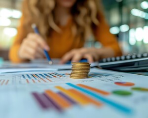 Financial literacy workshop with participants learning about budgeting, educational style, sharp focus, bright lighting, high detail