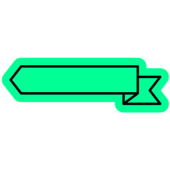Ribbon Banner Decoration