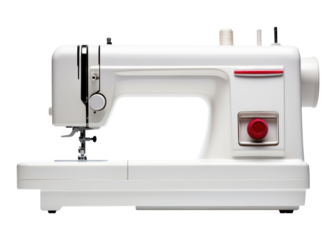 PNG Modern sewing machine white technology equipment.
