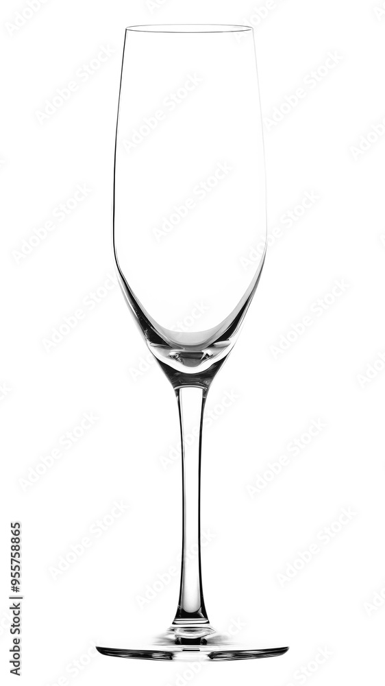 Sticker PNG Glass champagne drink white background.