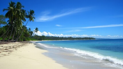 Serene Tropical Beach Landscape