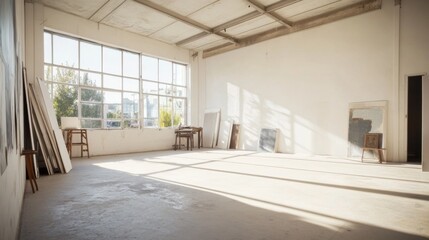 Bright and Spacious Studio Interior