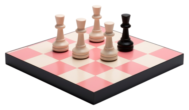 PNG Chess game white background intelligence.