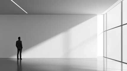 Fototapeta premium Contemplation in Minimalism