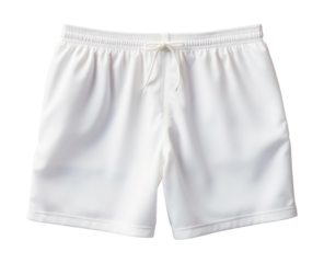 PNG Blank white men shorts swimsuit clothing fashion apparel.