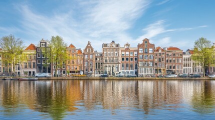 Fototapeta premium Charming Amsterdam Canal View