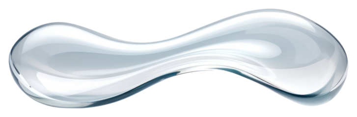PNG 3d transparent glass style of abstract curve shape simplicity porcelain science.