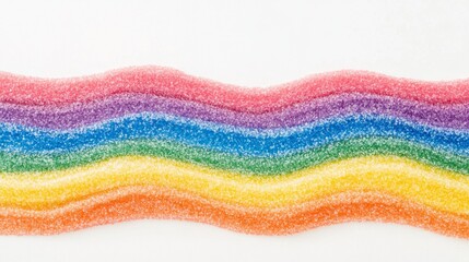 Colorful Rainbow Sand Patterns