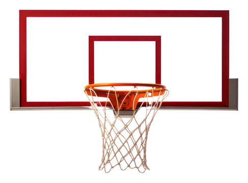 PNG Basketball hoop white background competition absence.