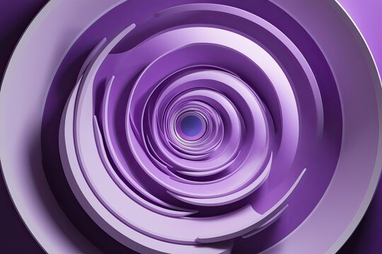 Inspirational 3D Background with Lavender Spiral Designs and Uplifting Visuals