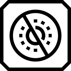 Avoid Sunlight Icon