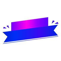 Origami sale banner label badge blank design template