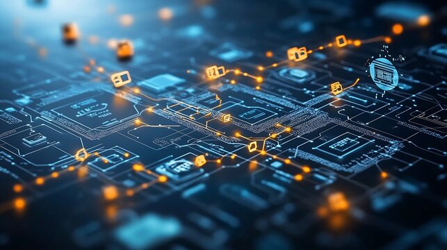 Infographic digital transformation with technology adoption steps benefits and challenges