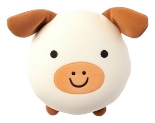 Fototapeta premium PNG A cow cartoon cute toy.