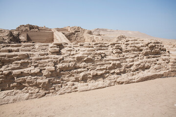 Obraz premium Archaeological Site of Pachacamac in Lima, Peru