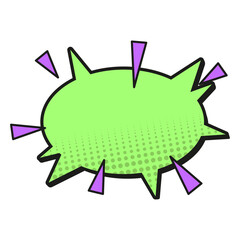 Comic style blank frame background. Cool comic text book design comic text bubble design