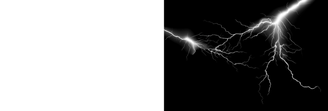 PNG Electric lightning bolt vector illustration
