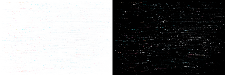 PNG Colorful glitch effect digital art