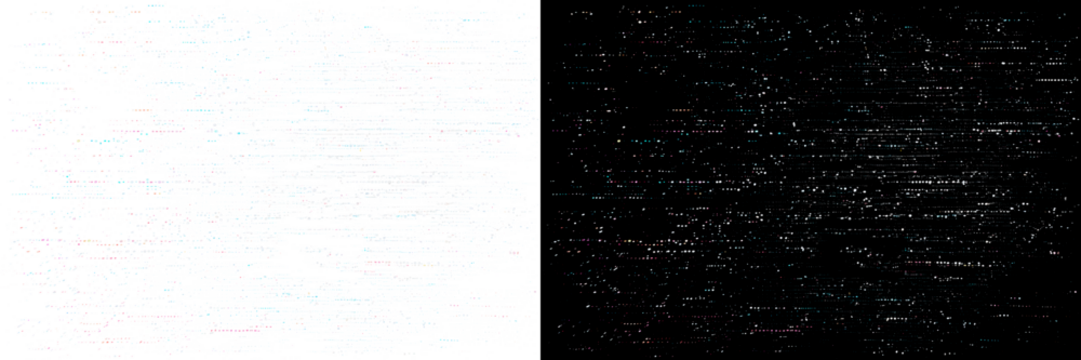 PNG Colorful glitch effect digital art