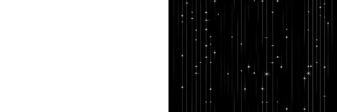 PNG Abstract falling lines and stars - Powered by Adobe