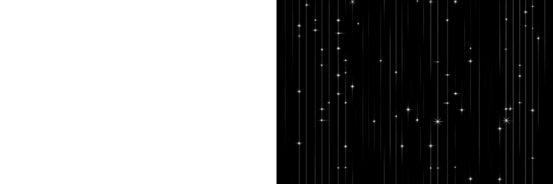 PNG Abstract falling lines and stars - Powered by Adobe