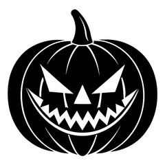 halloween pumpkin isolated on white