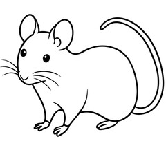 Fototapeta premium illustration of a squirrel