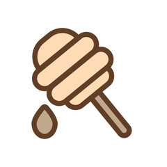 icon flat - honey