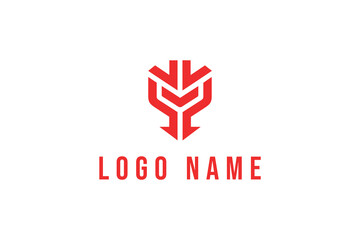 Obraz premium deer head logo